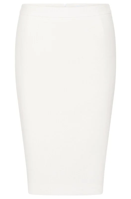 Hugo Boss Valeti Pencil Skirt in White