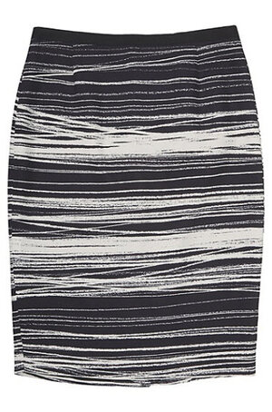 Hugo Boss Vapina Scribble-Print Skirt in Black — UFO No More