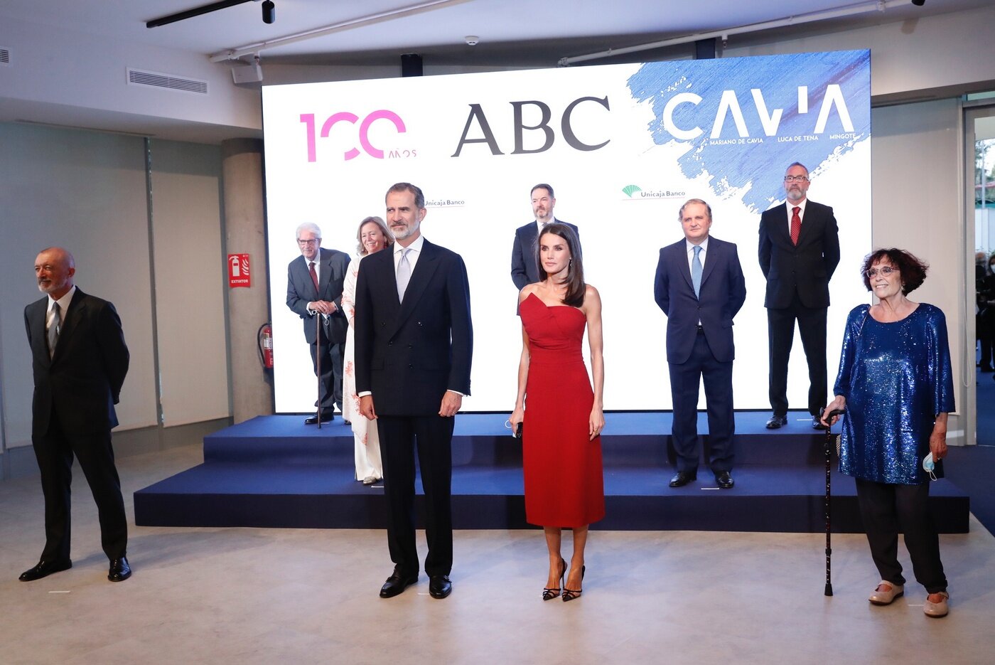 King Felipe and Queen Letizia attend 100th ABC International Journalism Awards