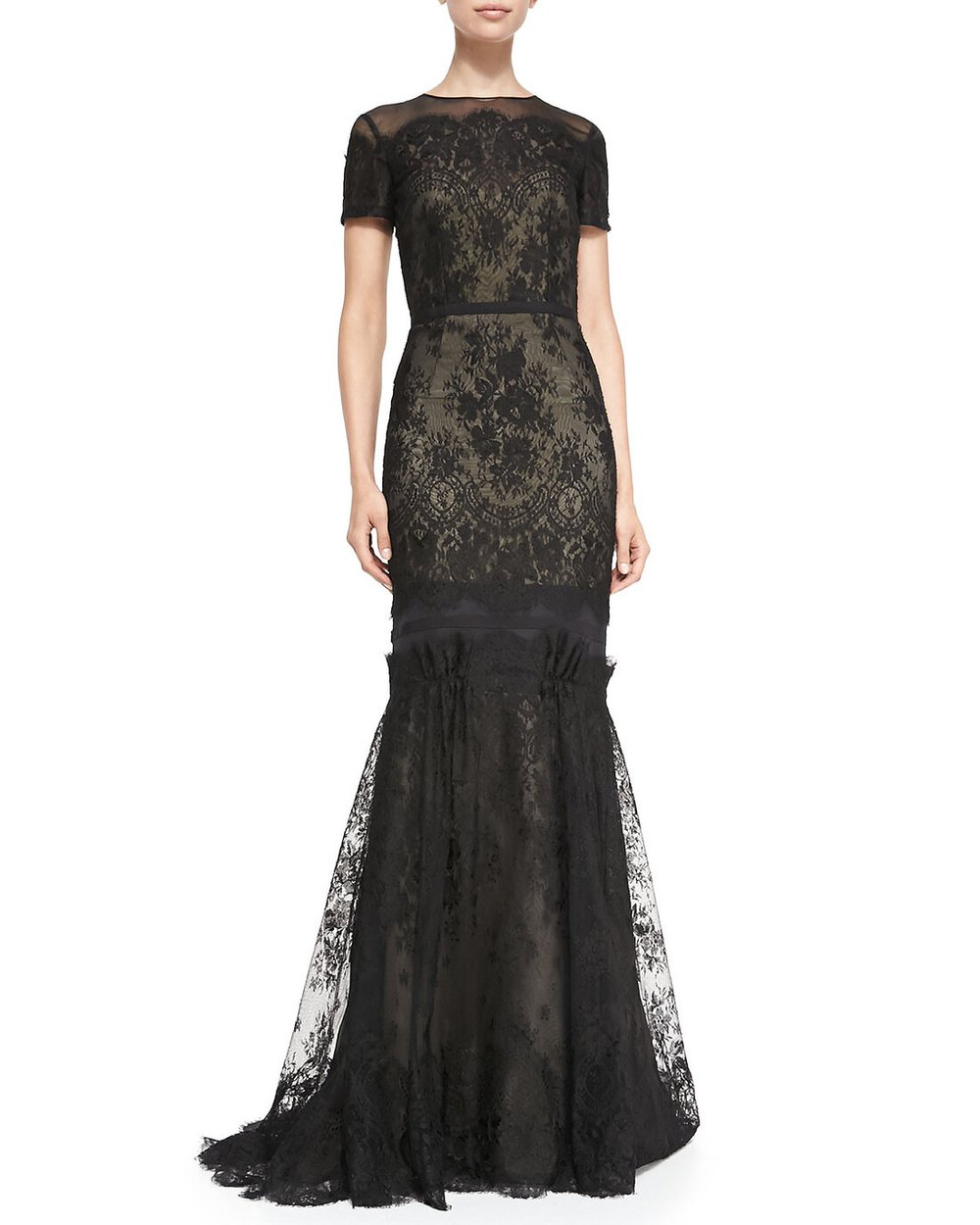 chinese dress ladies Nookie Lene Lace Maxi Dress - Black