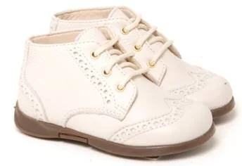 Gallucci Leather-walking Shoe in White