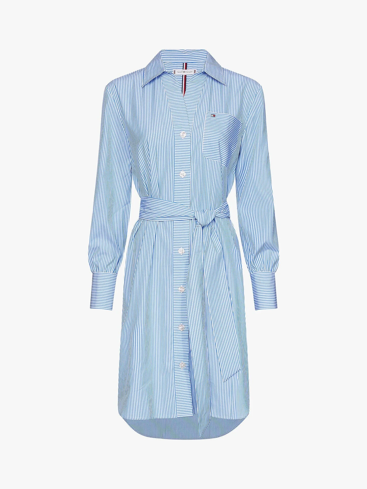 Tommy Hilfiger Lara Stripe Shirt Dress in Copenhagen Blue