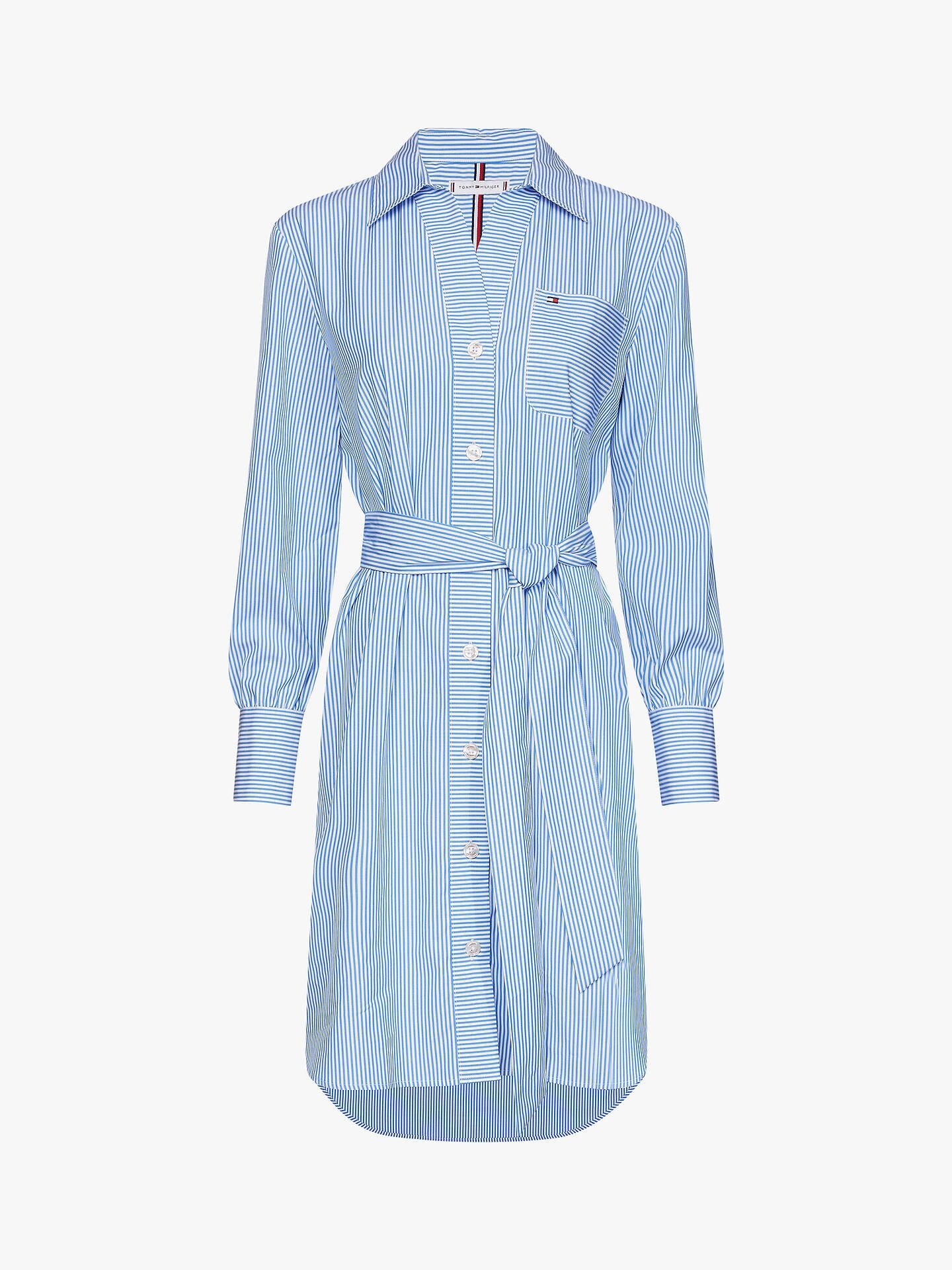 Tommy Hilfiger Lara Stripe Shirt Dress in Copenhagen Blue — UFO No