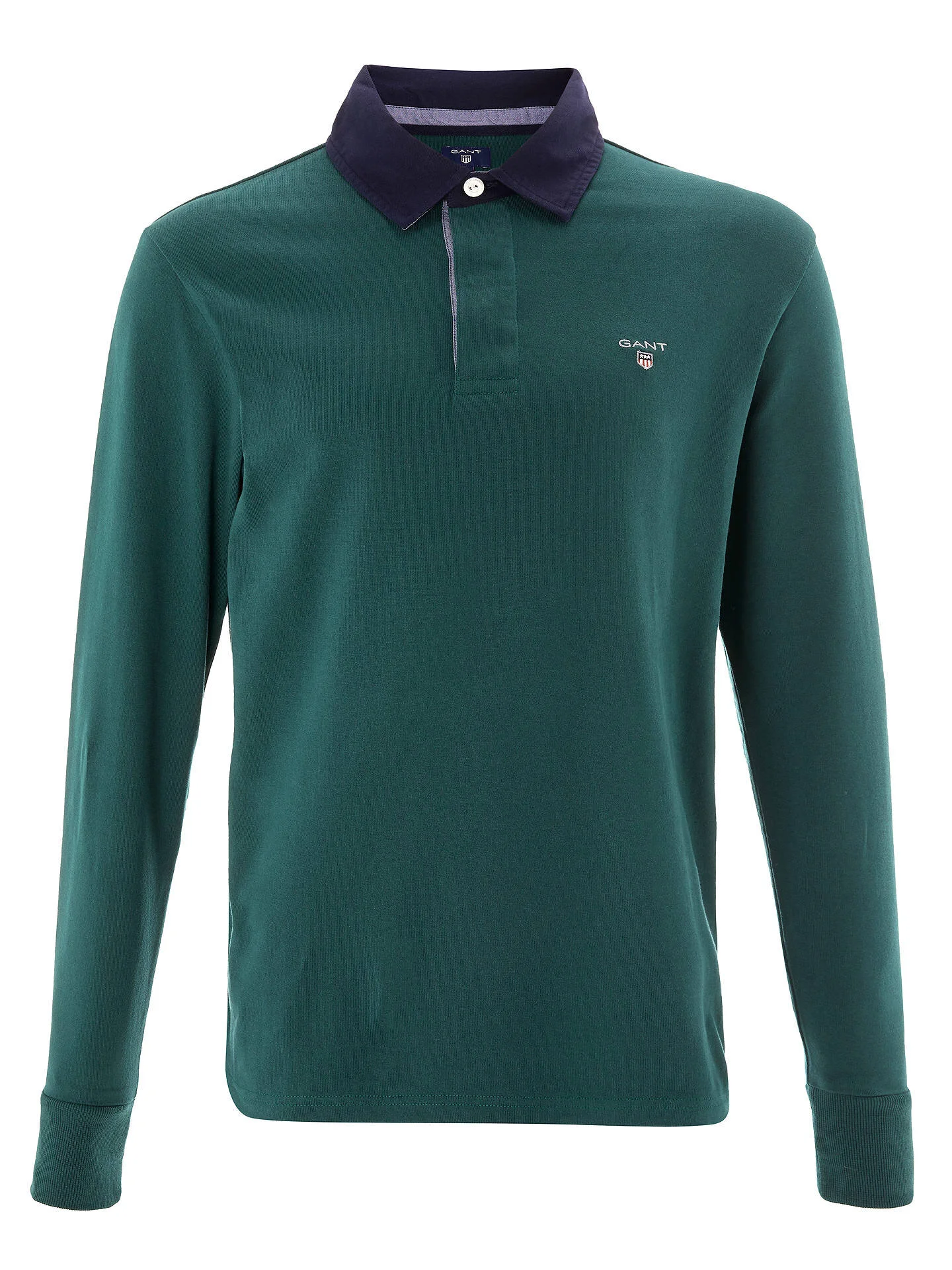 Gant Rugger Long Sleeve Rugby Shirt in Green