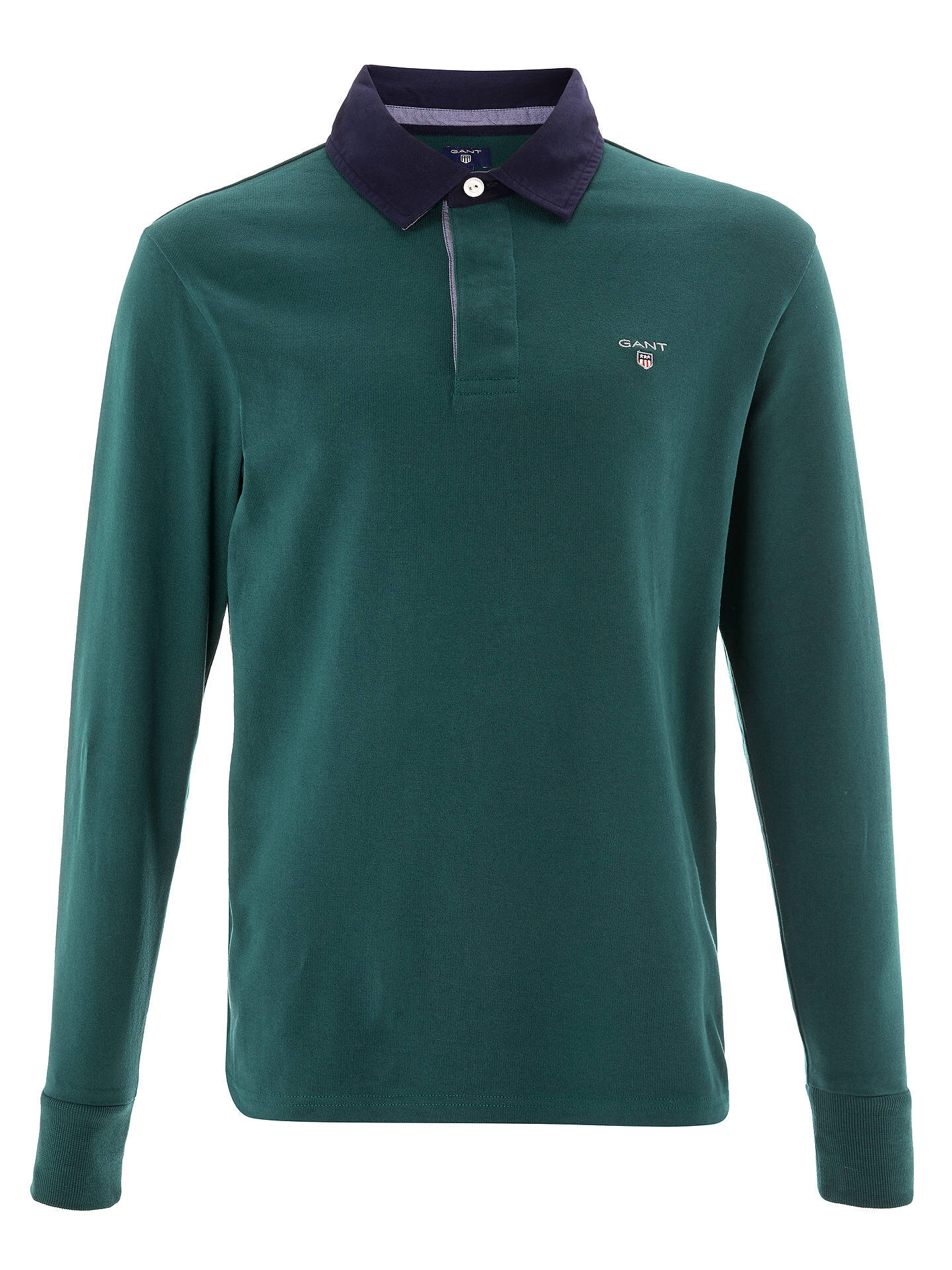 Gant Rugger Long Sleeve Rugby Shirt in Green — UFO No More