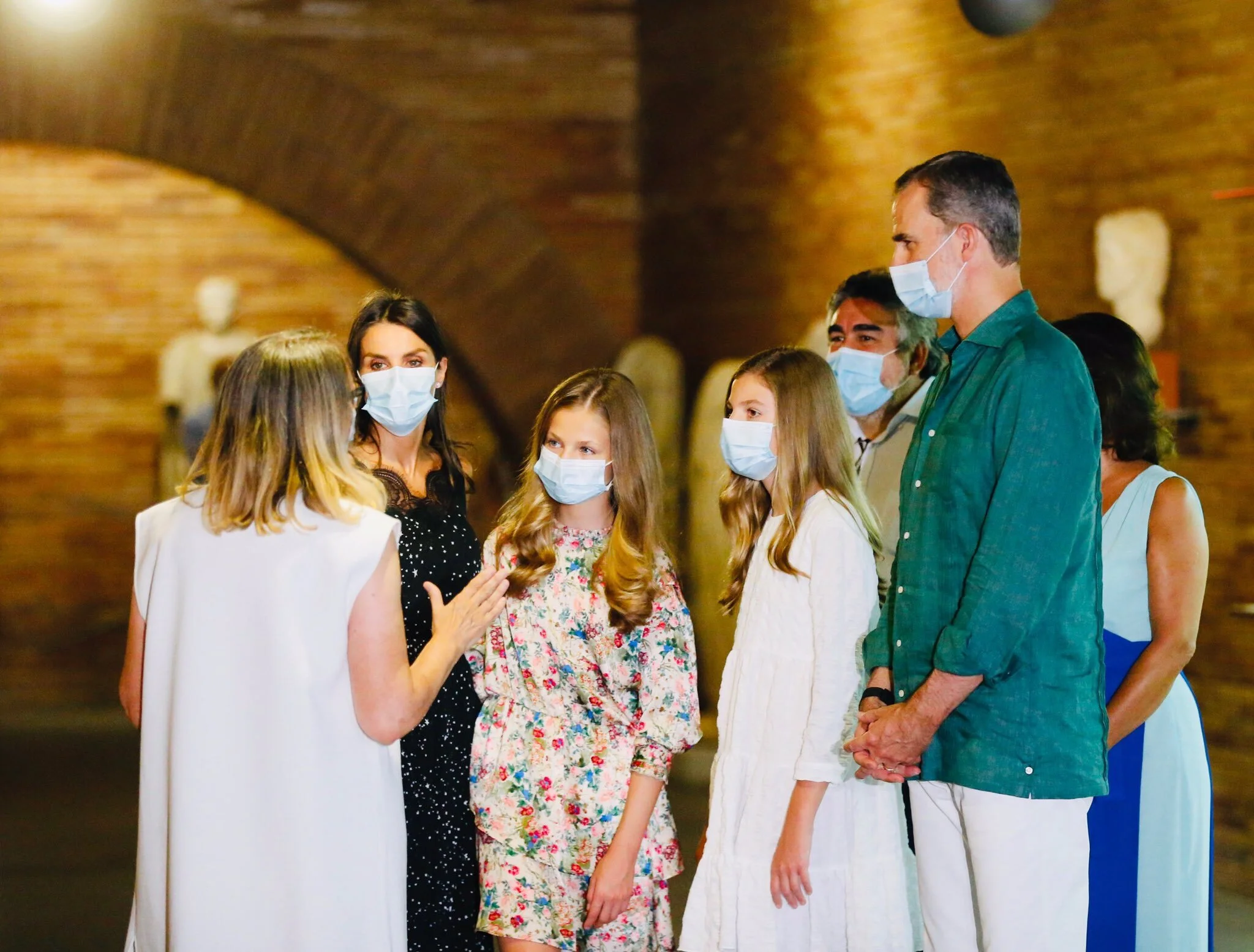 King Felipe, Queen Letizia and their children visit Mérida 