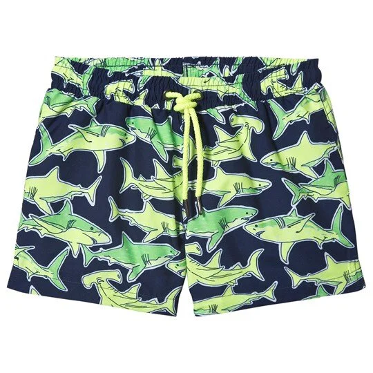 Sunuva Shark Print Swim Shorts