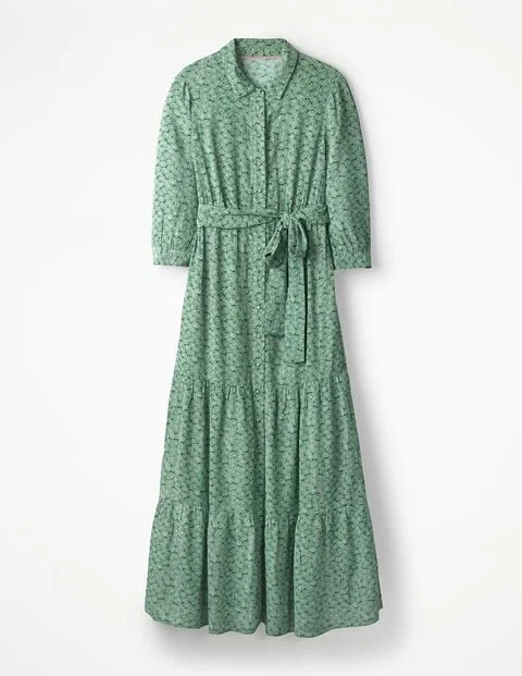 aurora midi wrap dress