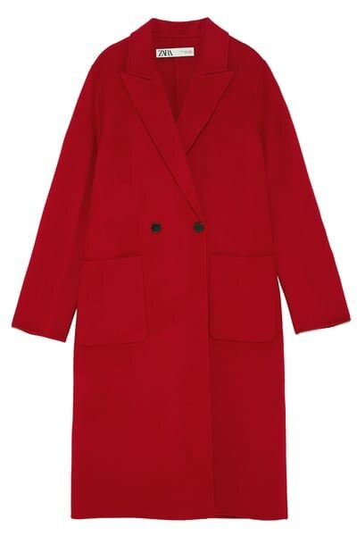 Zara Buttoned Menswear Coat in Red.jpg