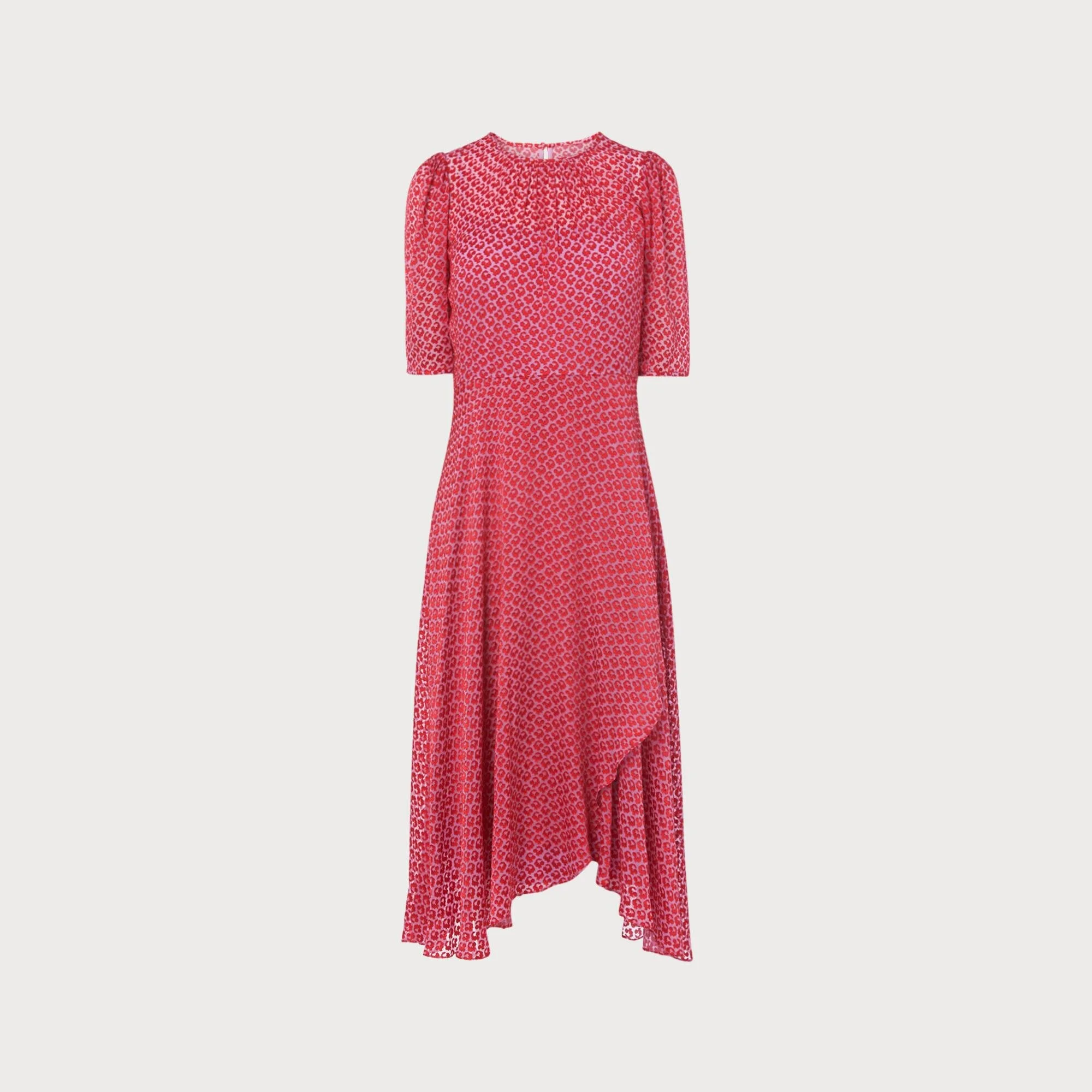 LK Bennett Gainsbury Dress in Multi Red