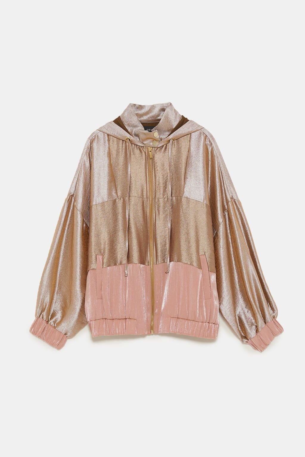 zara satin jacket