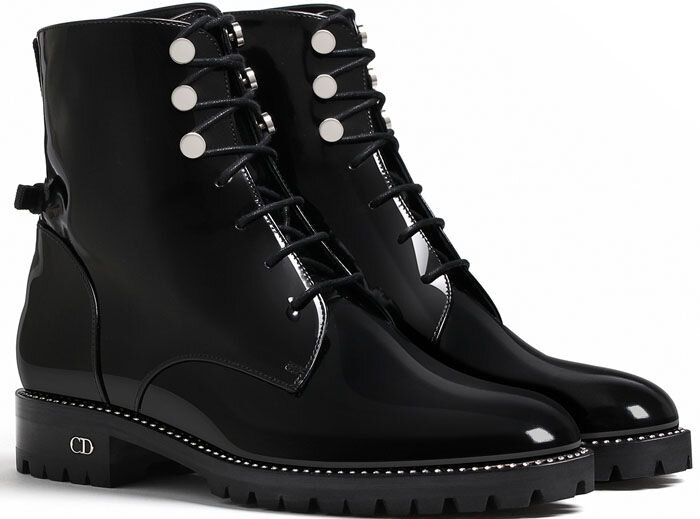 Leather boots Dior Black size 41 EU in Leather  20291874