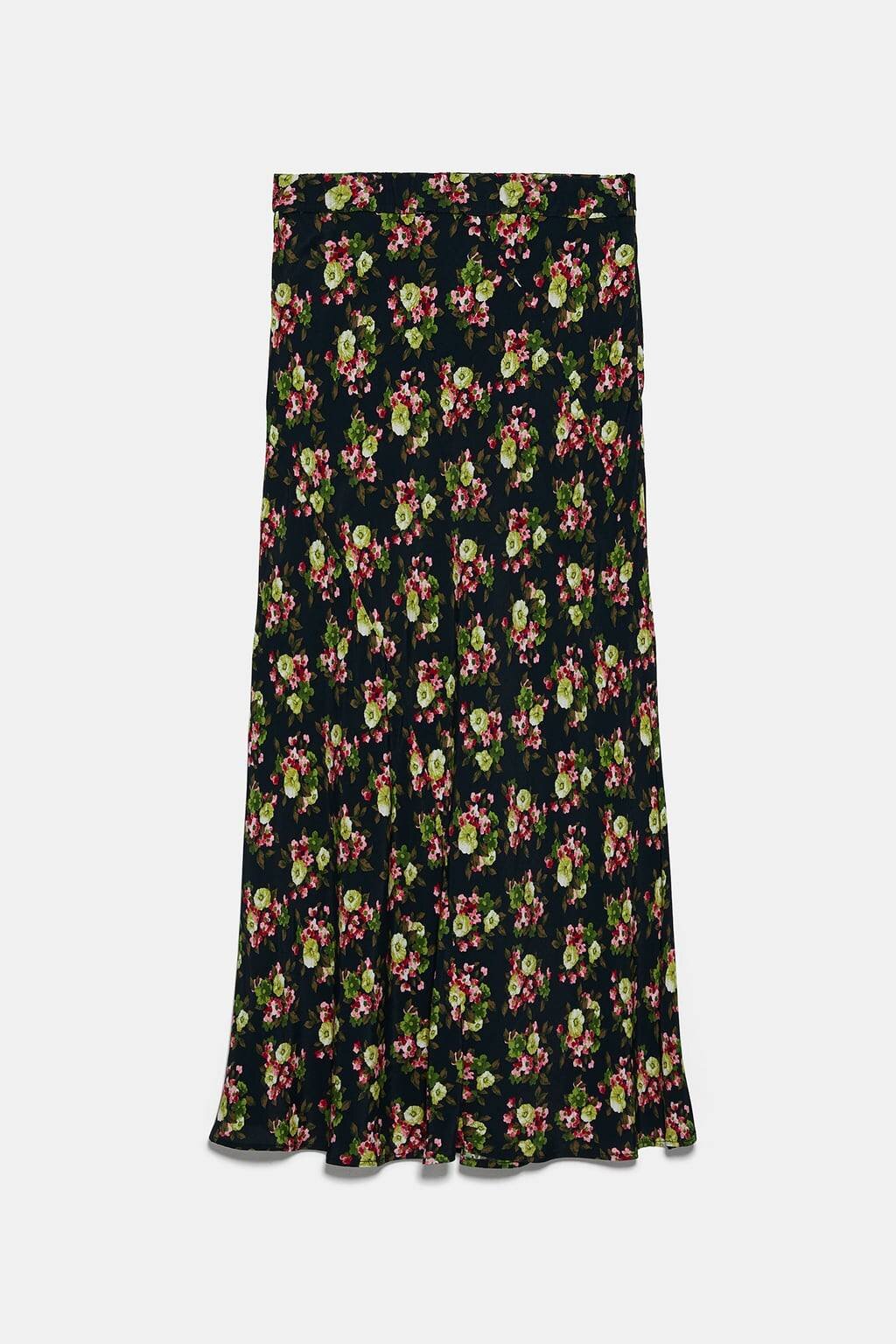 Zara Floral Print Midi Skirt.jpg