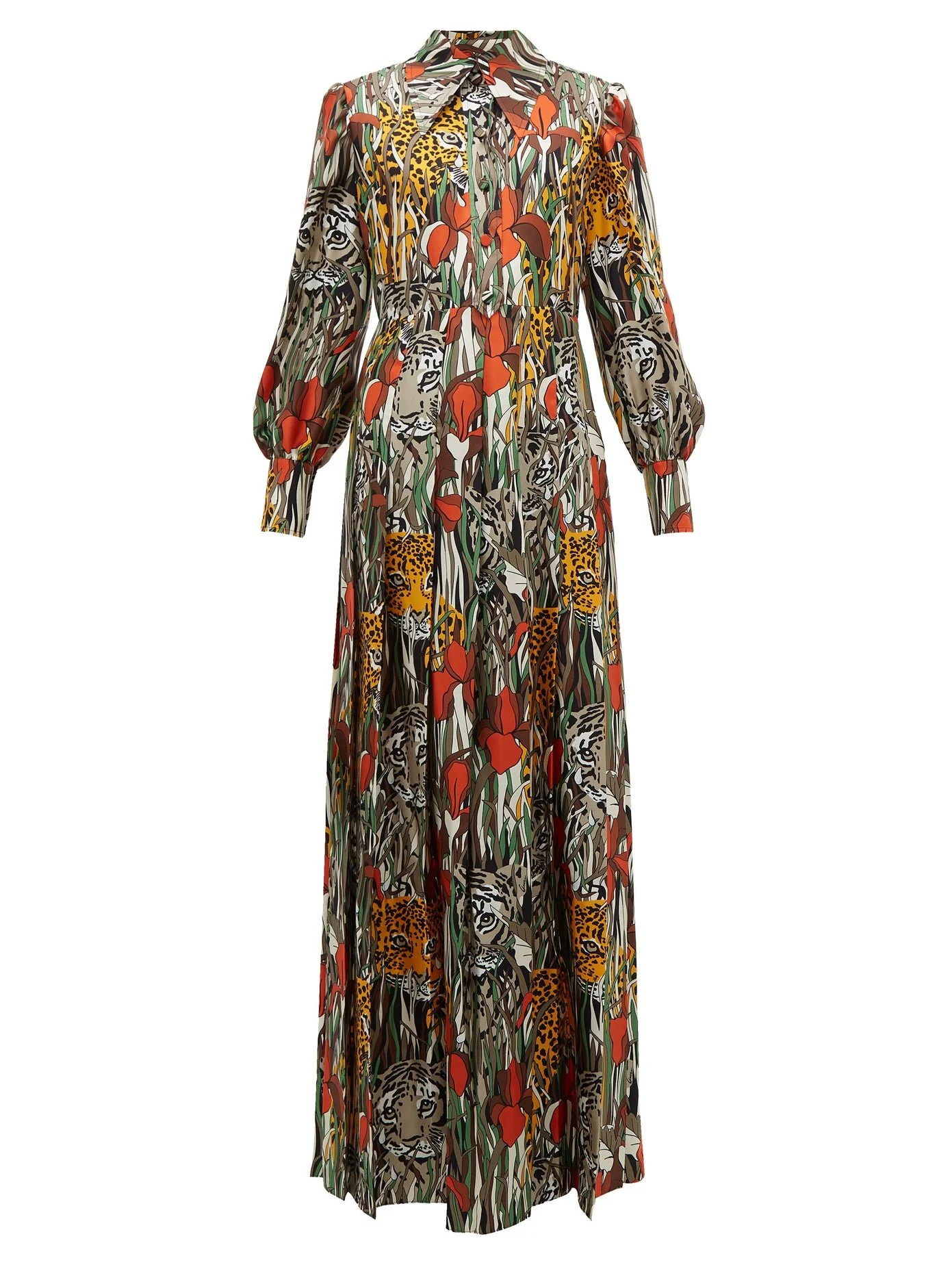 gucci leopard print dress