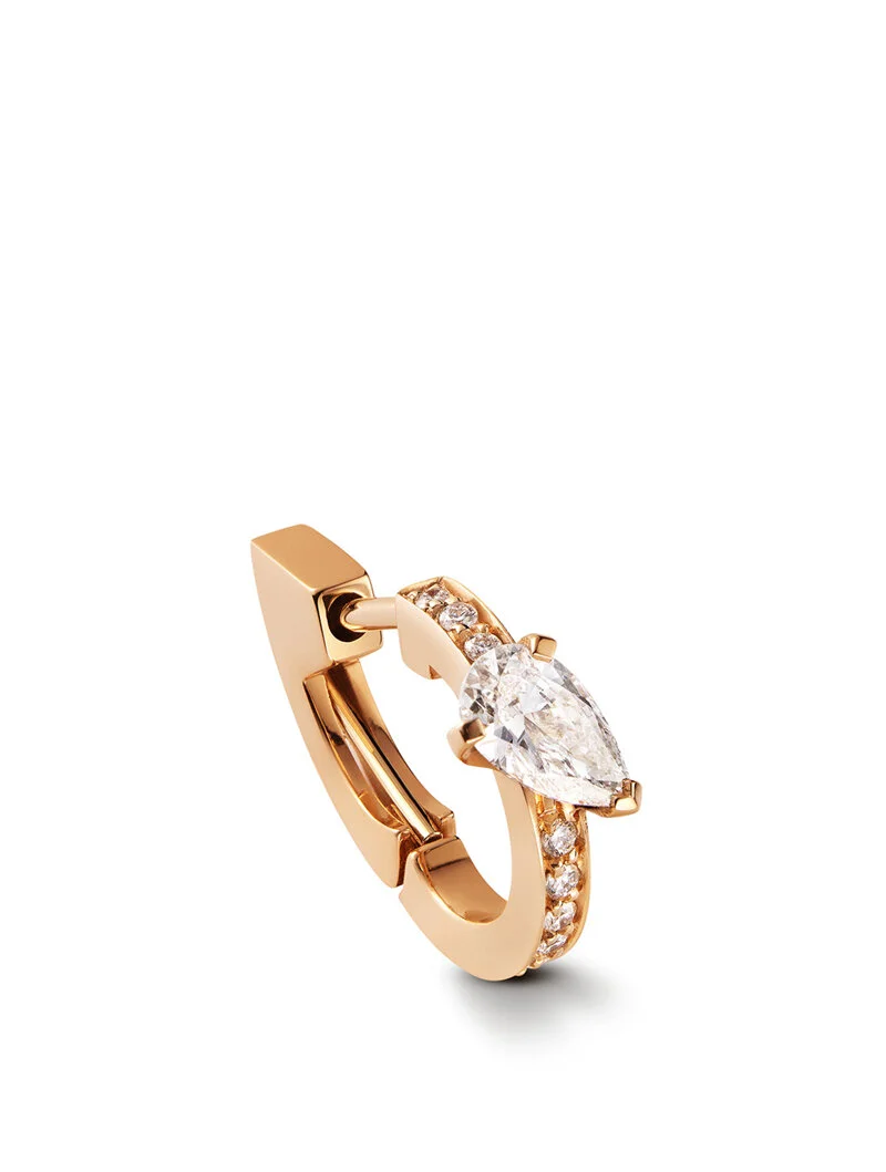Repossi Harvest 18-karat Diamond Earring in Rose Gold