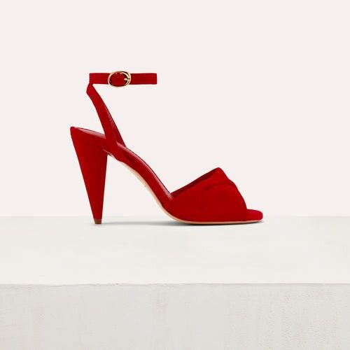 Maje Fairy Sandals in Red.jpg