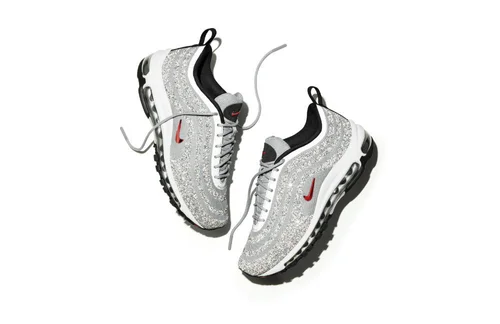 Nike Air Max 97 Sneakers in Swarovski Silver Bullet UFO No More