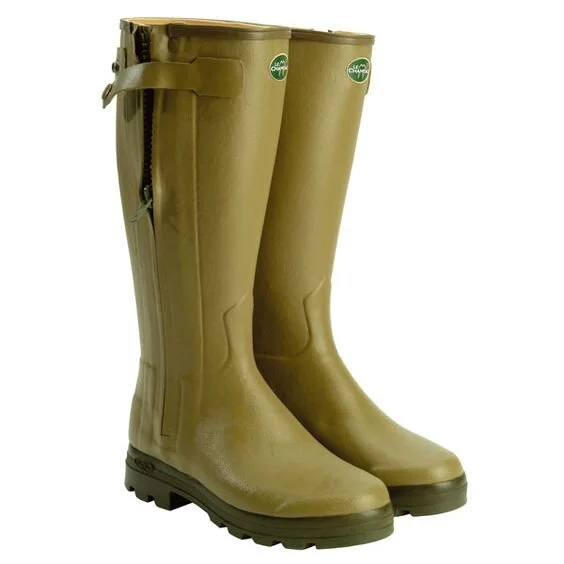 Le Chameau Chasseur Neoprene Lined Boots in Green