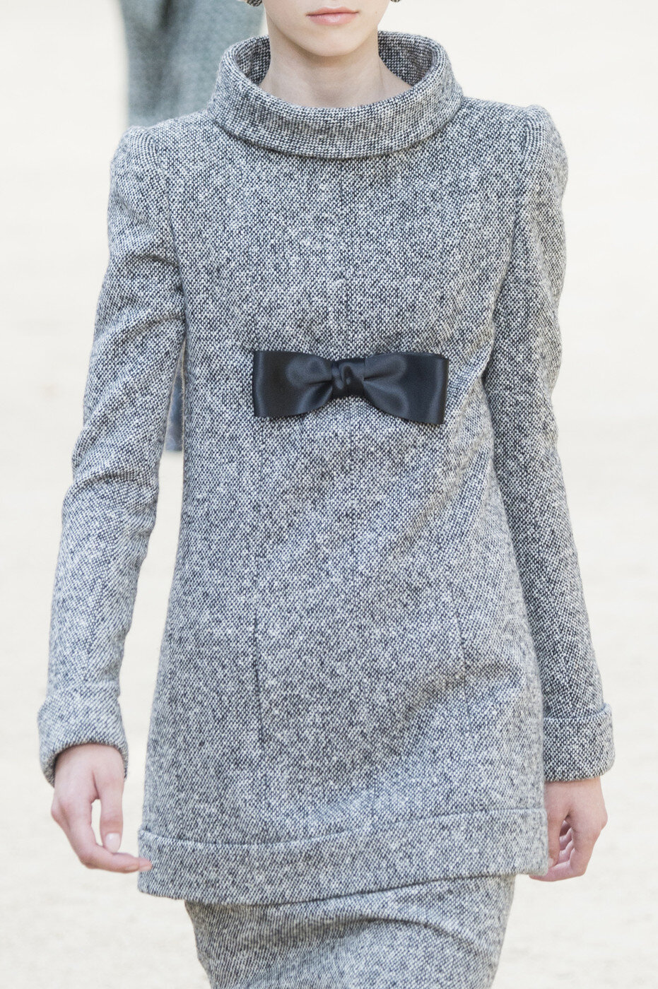 Chanel HC Tweed Bow-Embellished Tunic in Grey.jpg