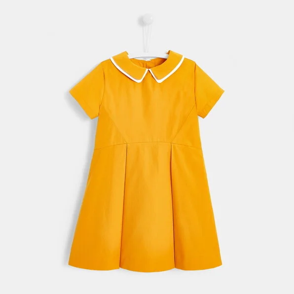 jacadi orange dress Jacadi Baby Girl Dress In Milano In Bright Orange