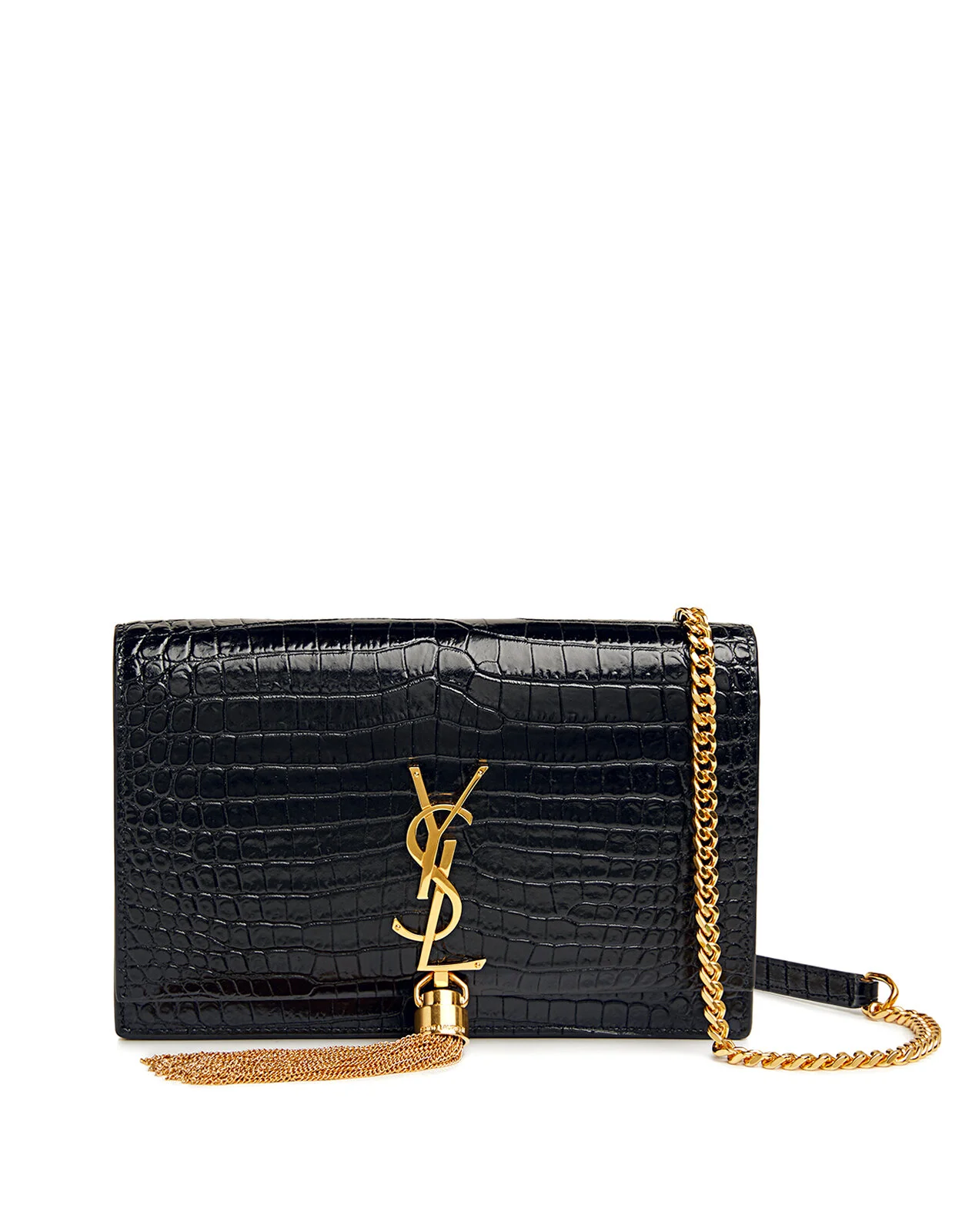 Ysl Black Wristlet Clutch Ysl Clutch Gold 2025