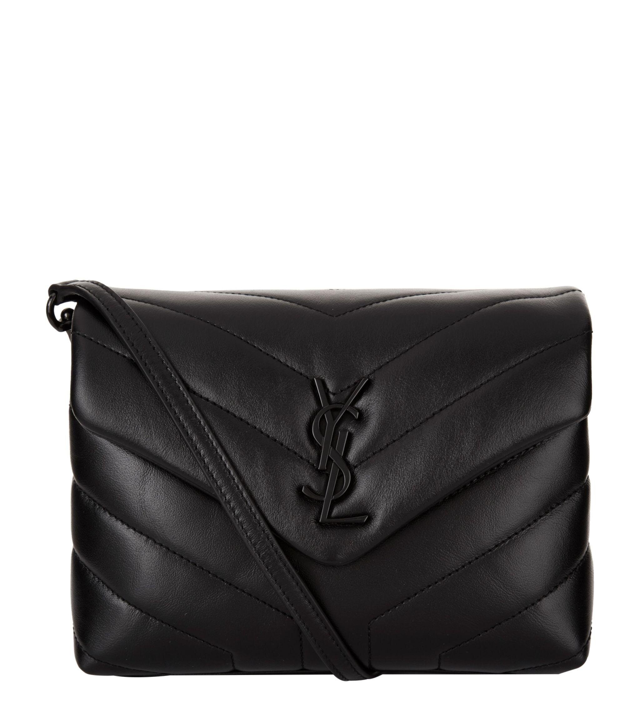 Saint Laurent LouLou Matelassé Toy Bag in Black Leather with Black Hardware.jpg