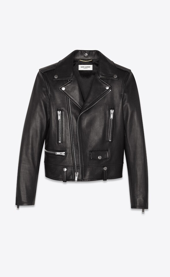 Saint Laurent Motorcycle Jacket in Black Lambskin.jpg