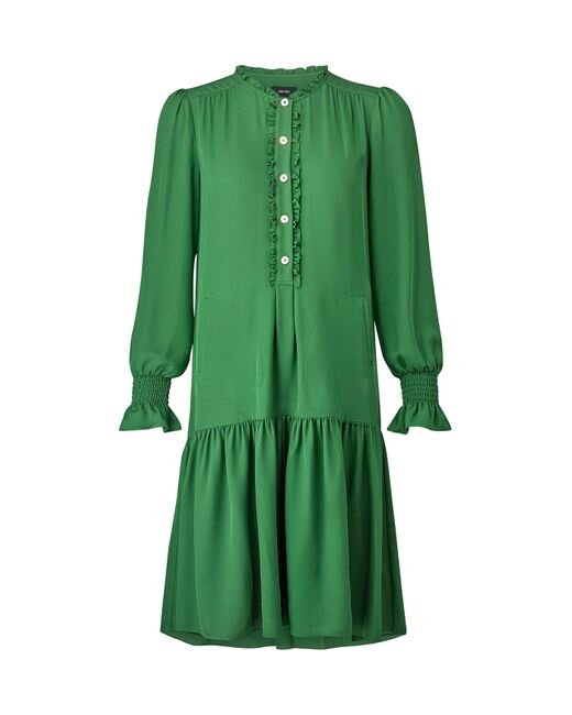 ME+EM Silk Forever Swing Dress in Jewel Green.jpg