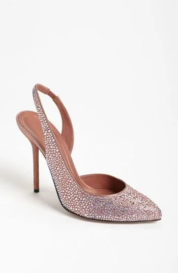 Gucci Noah Crystal Slingback Pumps