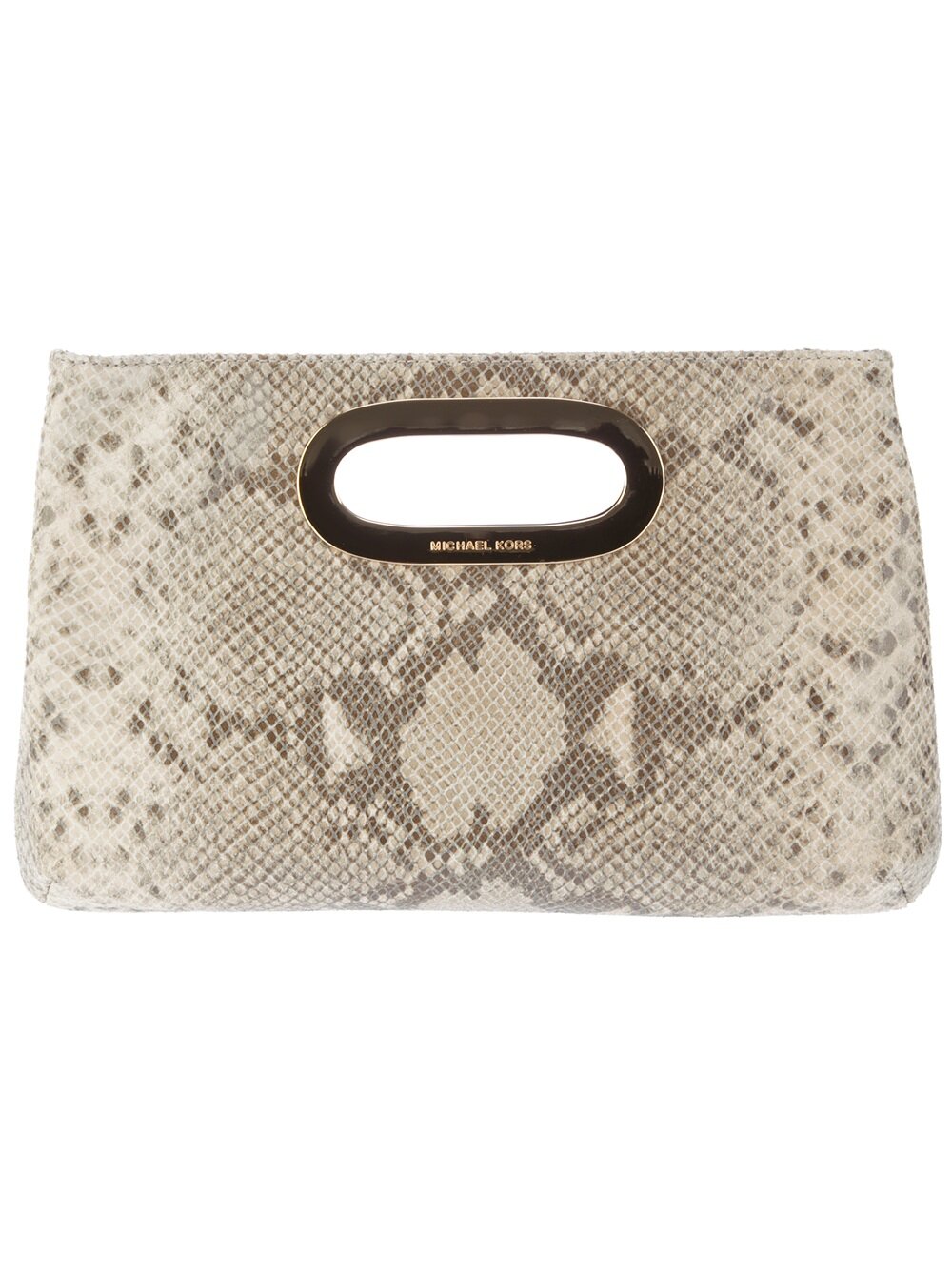 michael kors snakeskin clutch