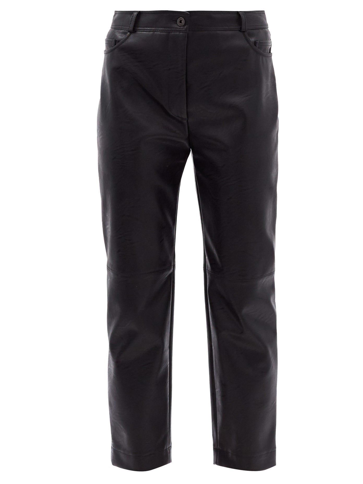 stella mccartney leather trousers