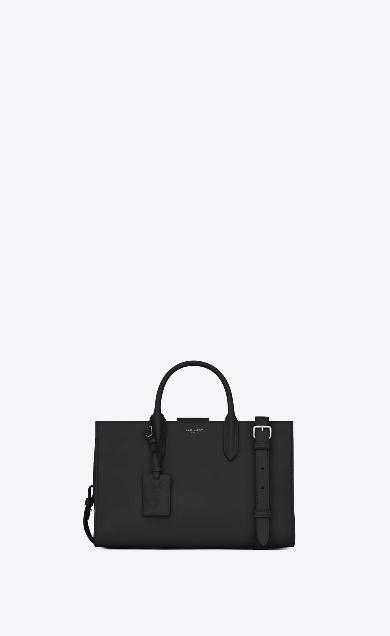 Saint Laurent Jane Tote in Black Leather — UFO No More