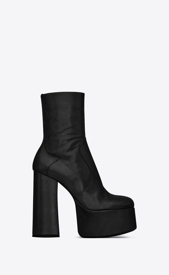 Saint Laurent Billy Platform Ankle Boots in Black Leather.jpg