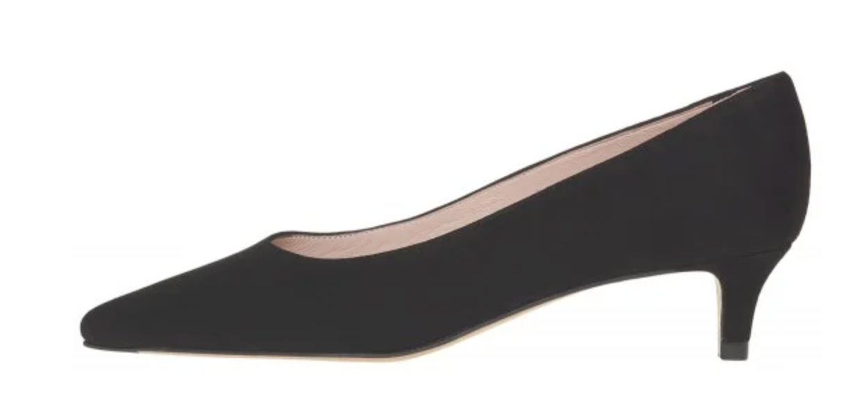 Pretty Ballerinas Holly Pumps in Black Suede