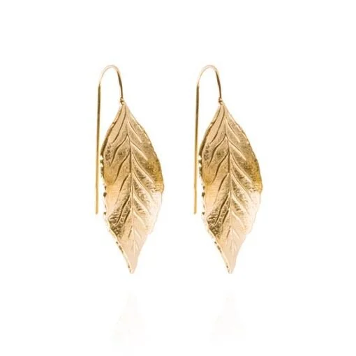 El Mito De Gea Leaves Earrings