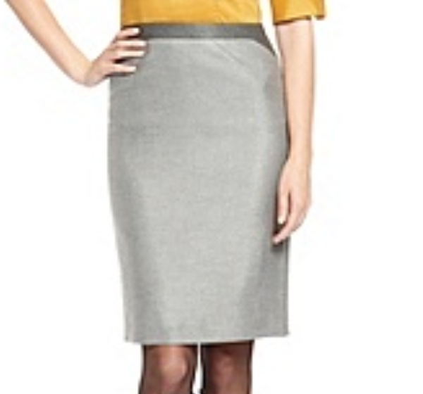 Hugo Boss Venina Metallic Pencil Skirt