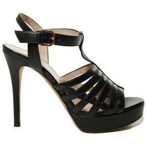 Hugo Boss Strappy Platform Sandals in Black 