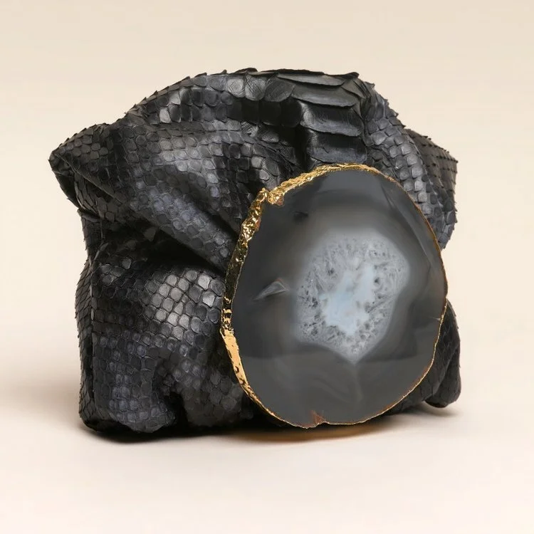 Malababa Minihontas Bag in Black Python