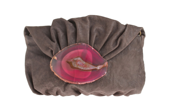 Malababa Minihontas Bag in Brown Suede