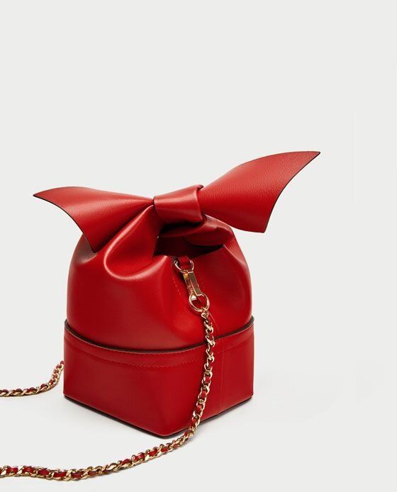 Zara Crossbody Bag with Bow in — UFO No More