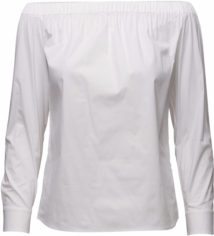Hugo Boss Bagiana Off The Shoulder Top in White