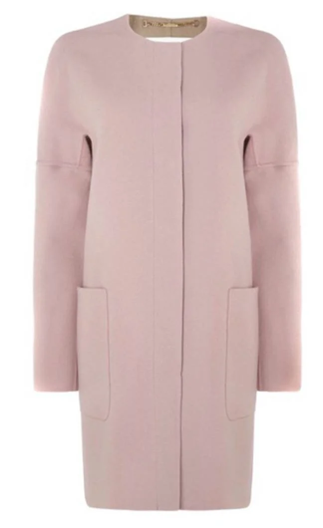 Hugo Boss Cosyna Cashmere Coat in Pink