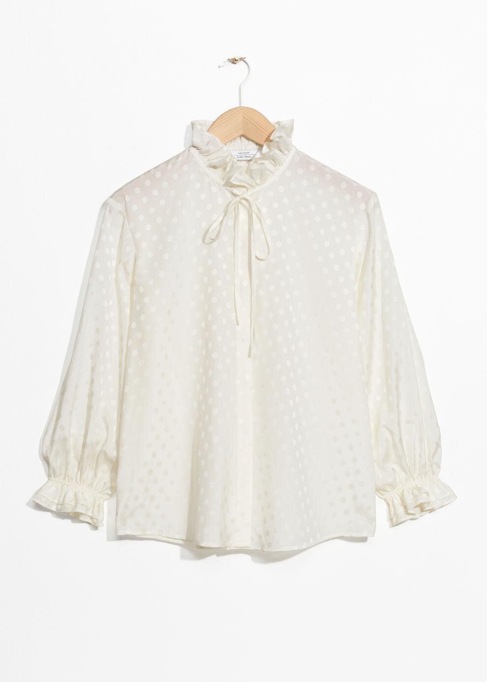 Definitive exile Lure & Other Stories Ruffle Collar Blouse — UFO No More