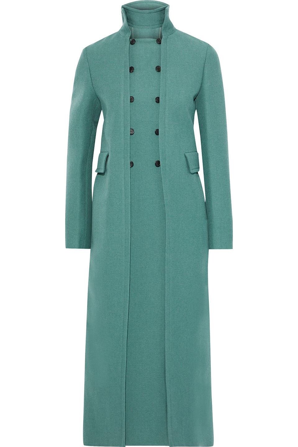 Valentino Convertible Double-breasted Wool Coat in Jade.jpg