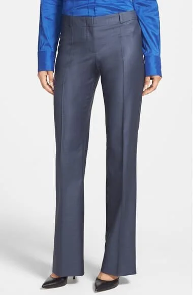 Hugo Boss Temuna Suiting Trousers in Electric Blue Fantasy