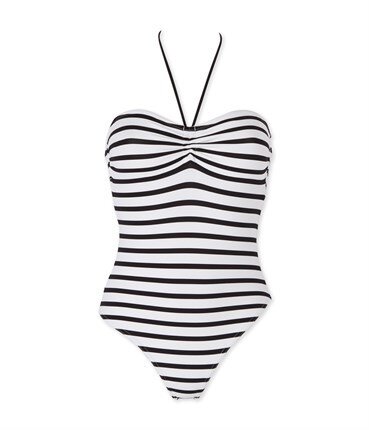 Petit Bateau One-Piece Striped Swimsuit in Ecume:Noir.jpg