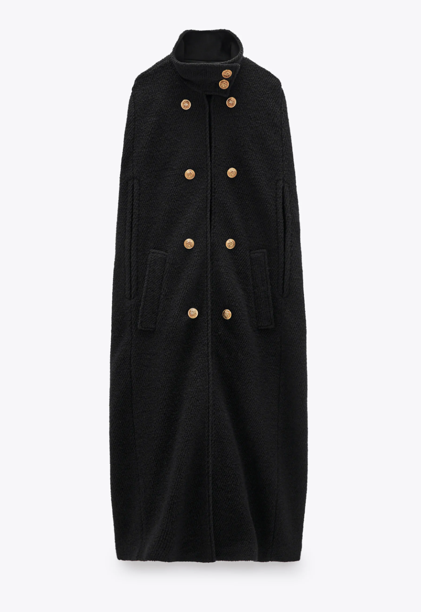 Zara Limited Edition Wool Blend Cape — UFO No More