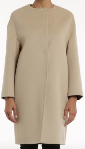 Prada Cocoon Coat in Cream