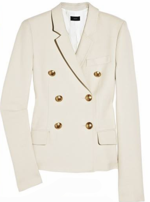 Joseph Emmanuelle Twill Double-breasted Jacket