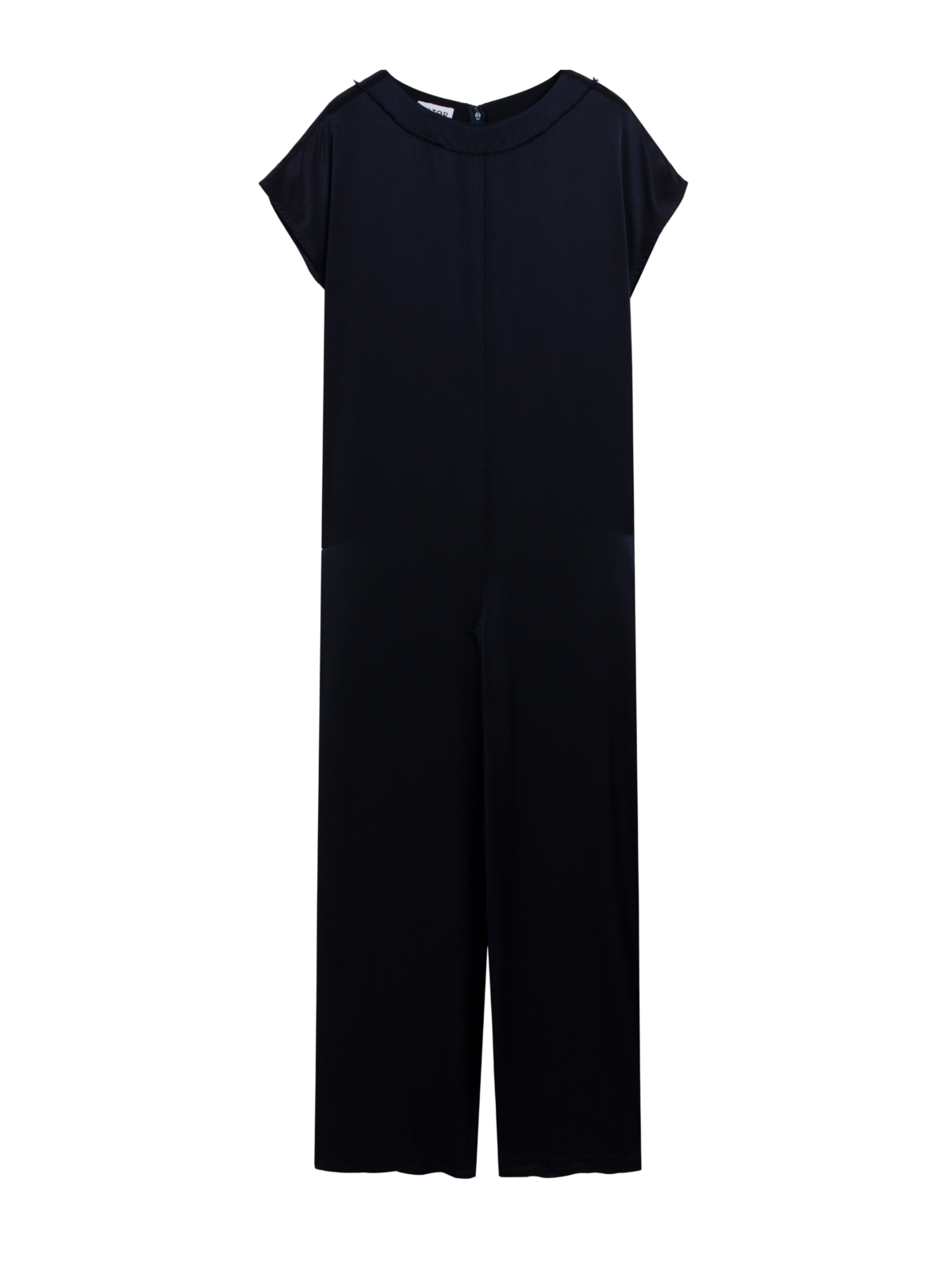 Alter Designs Sleeveless Jumpsuit in Navy Satin.png